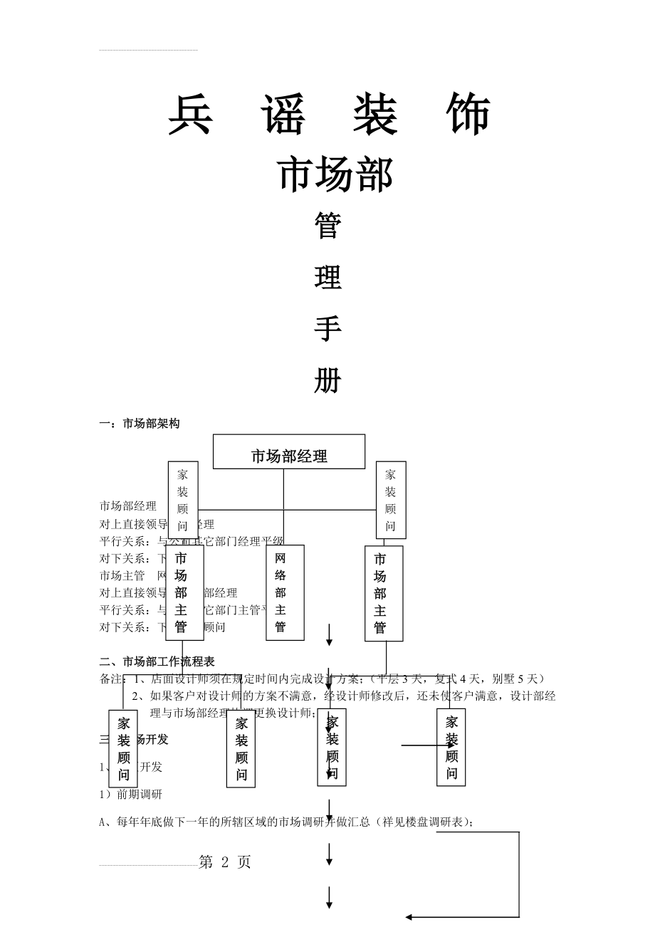 装饰公司市场部管理制度文档(9页).doc_第2页