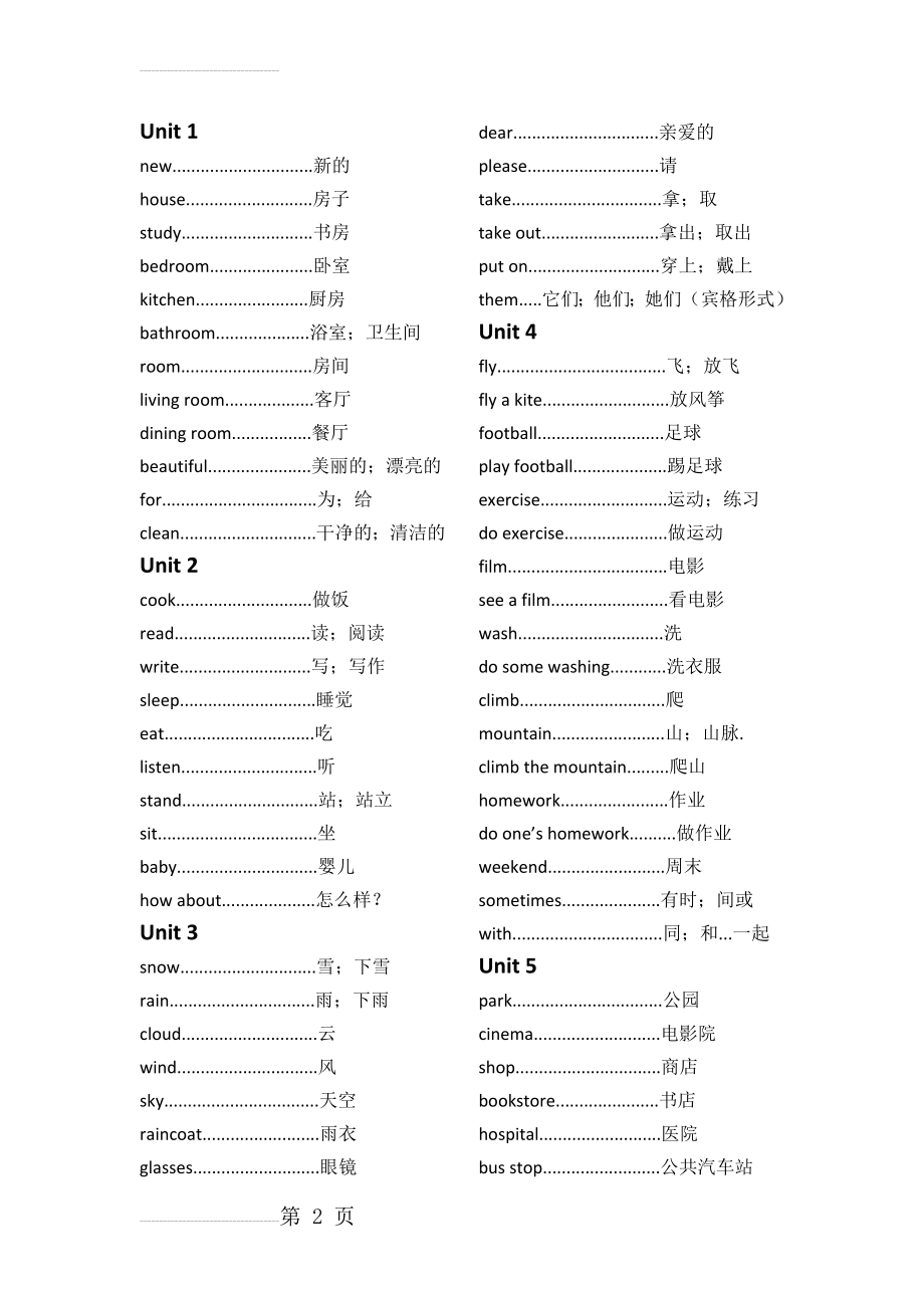 陕旅版英语四年级下单词表(4页).doc_第2页