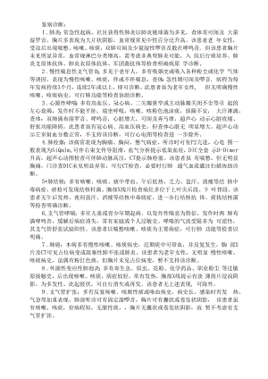 肺系疾病鉴别诊断.docx