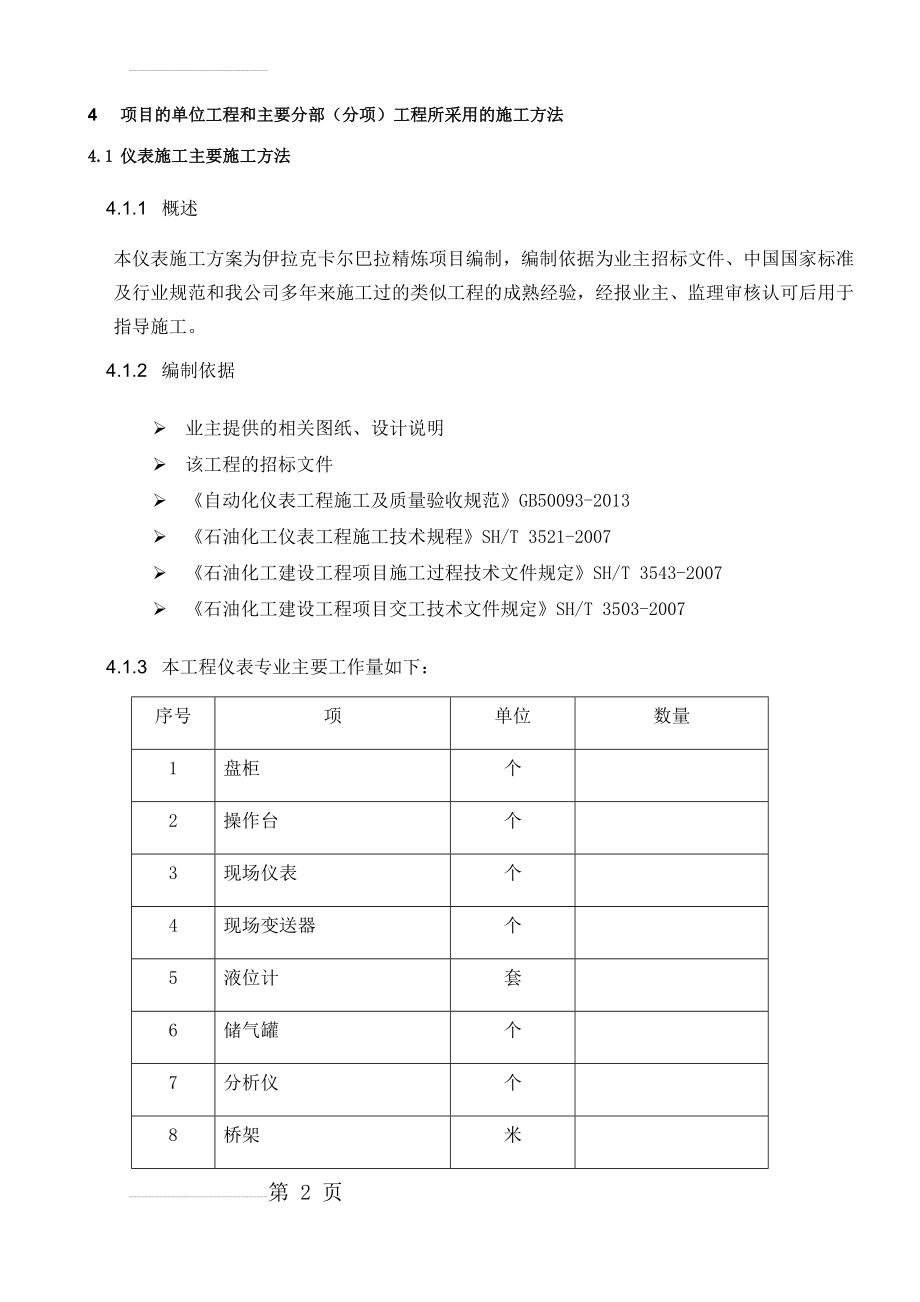 自动化仪表施工方案(21页).doc_第2页