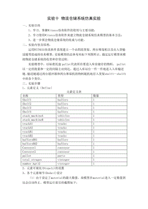 物流仓储系统仿真实验报告.pdf