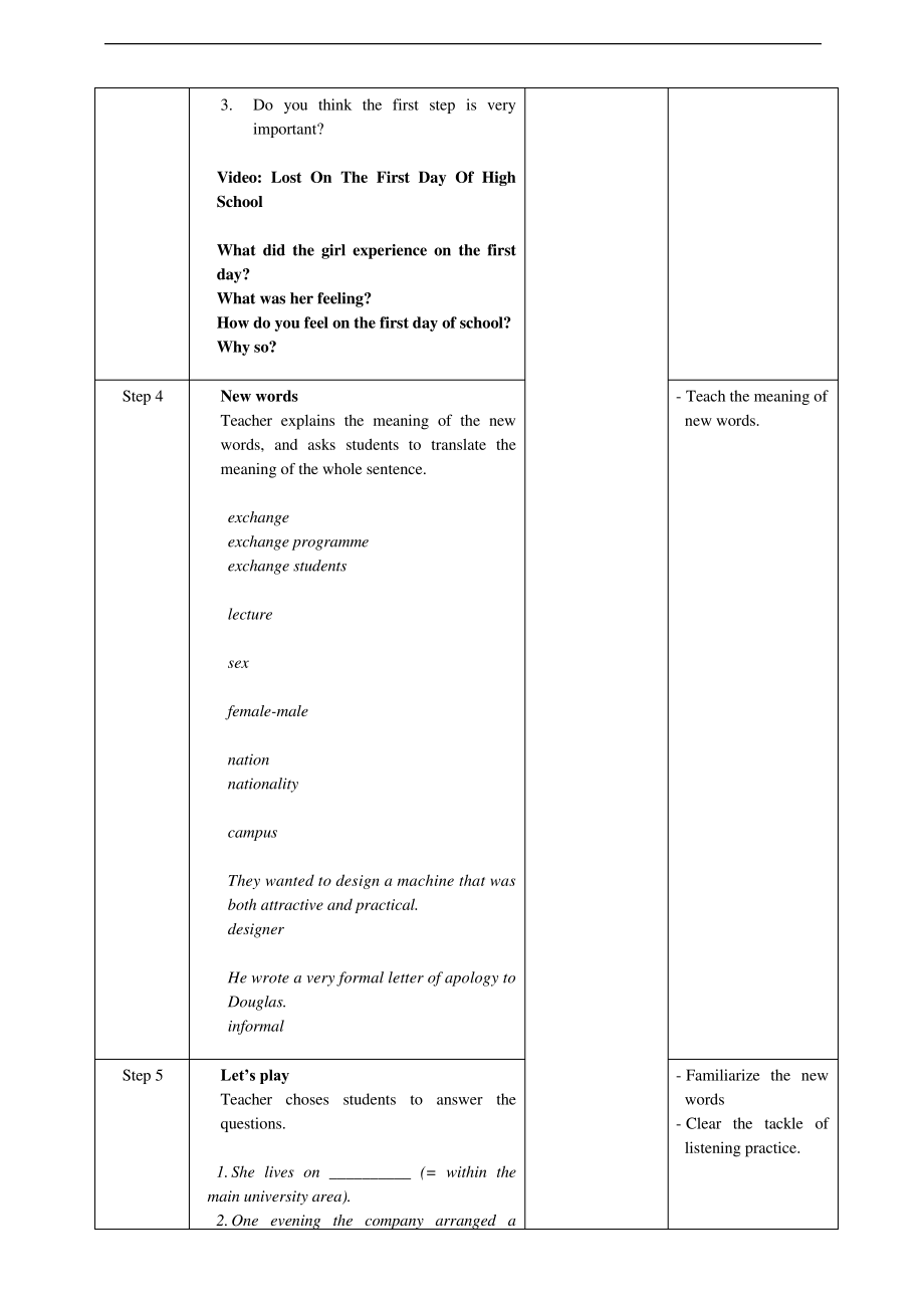 新人教版高中英语必修一WelcomeUnitPeriod1教案3251.pdf_第2页