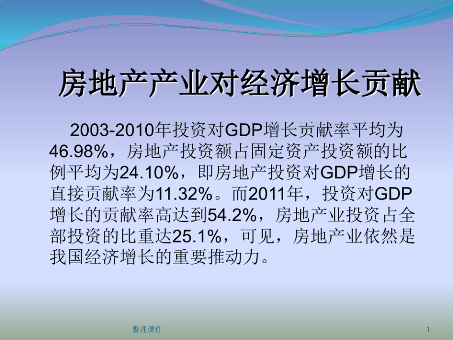 房地产产业对经济增长贡献2282.pdf_第1页