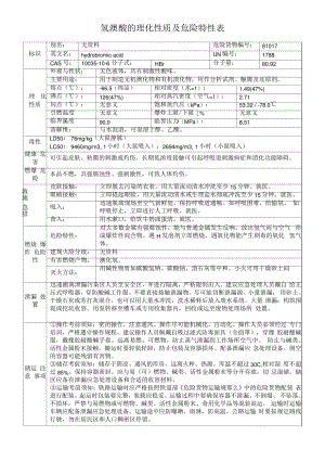 氢溴酸的理化性质及危险特性表281.pdf