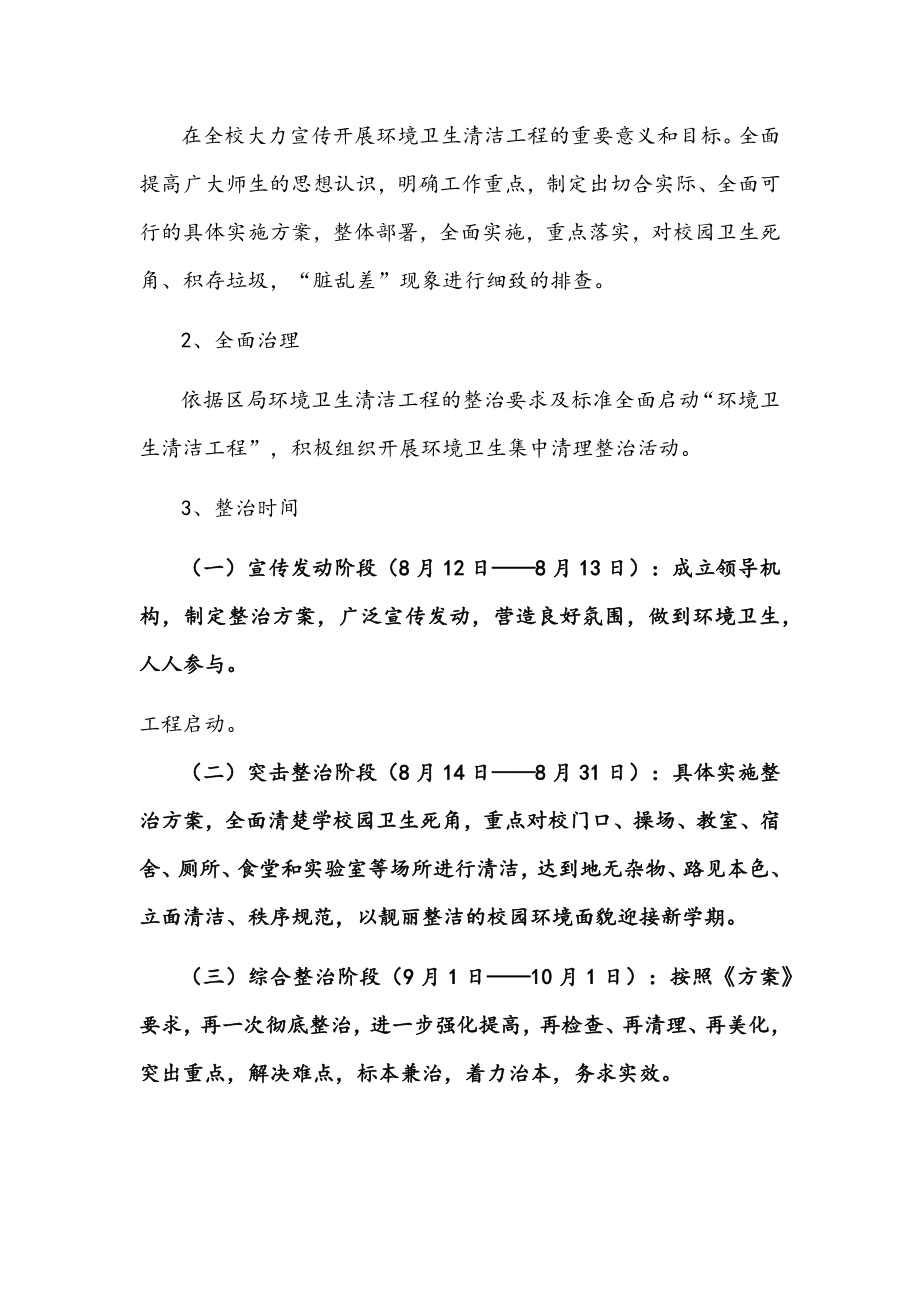 小学校园环境卫生综合整治行动实施方案文稿.docx_第2页