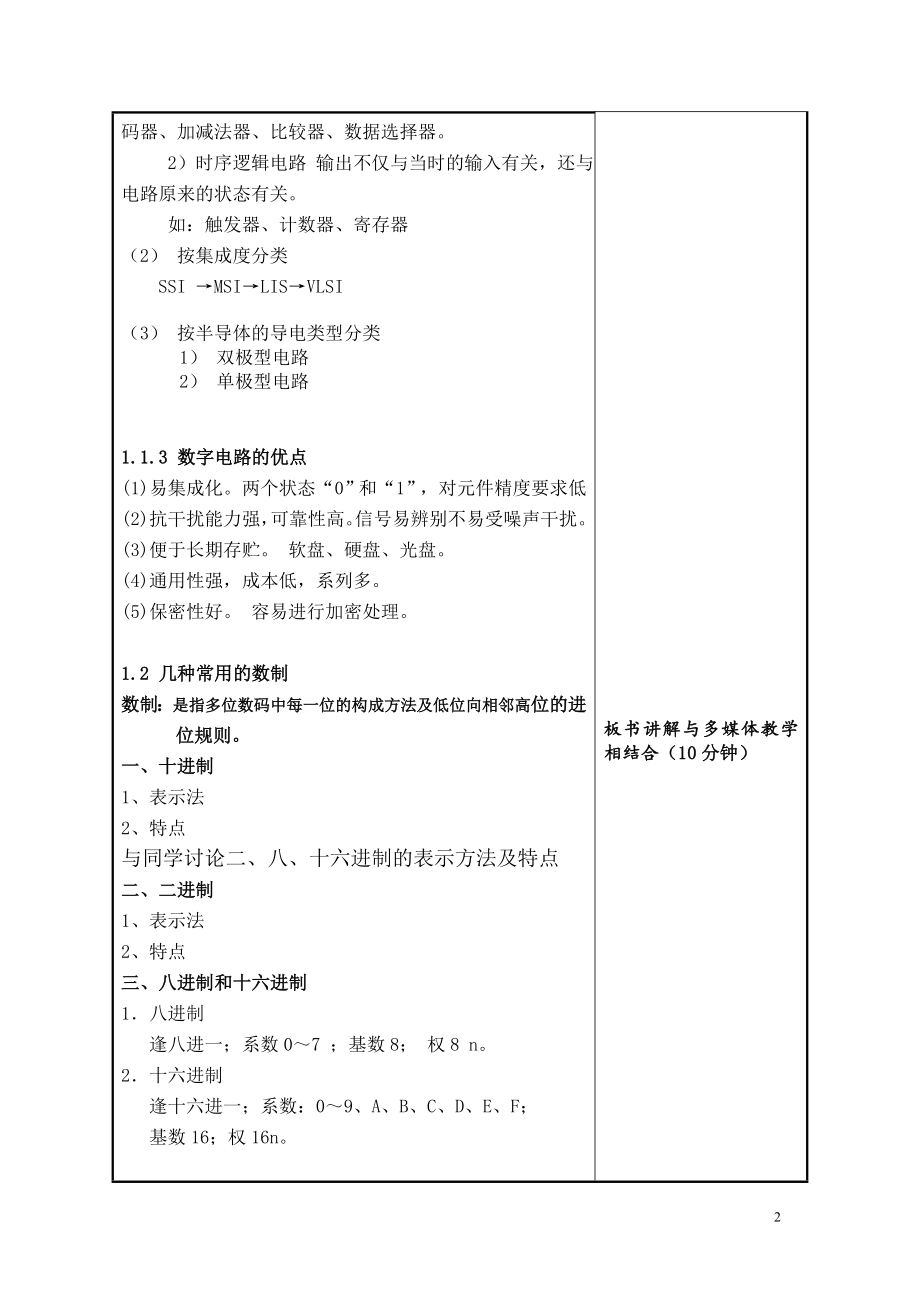 数字电子技术基础教案.doc_第2页