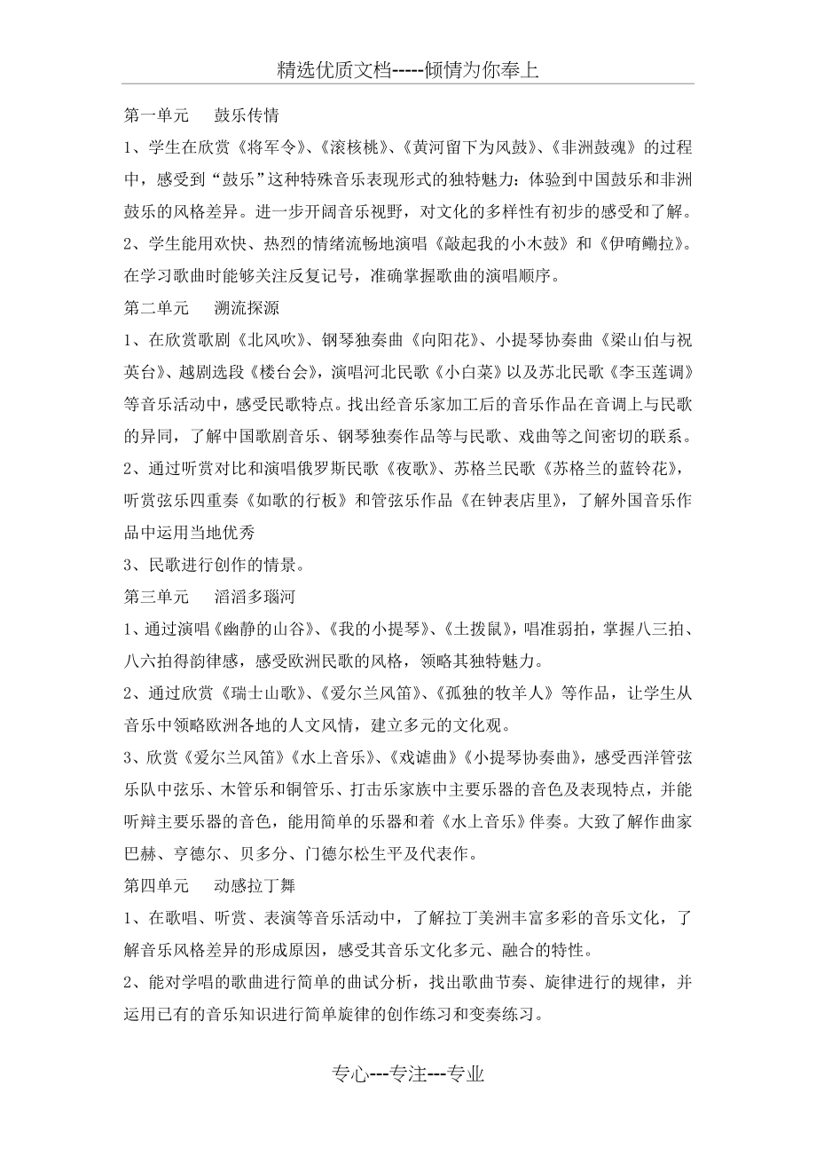 苏教版六年级下学期音乐教案(最新版)(共44页).doc_第2页