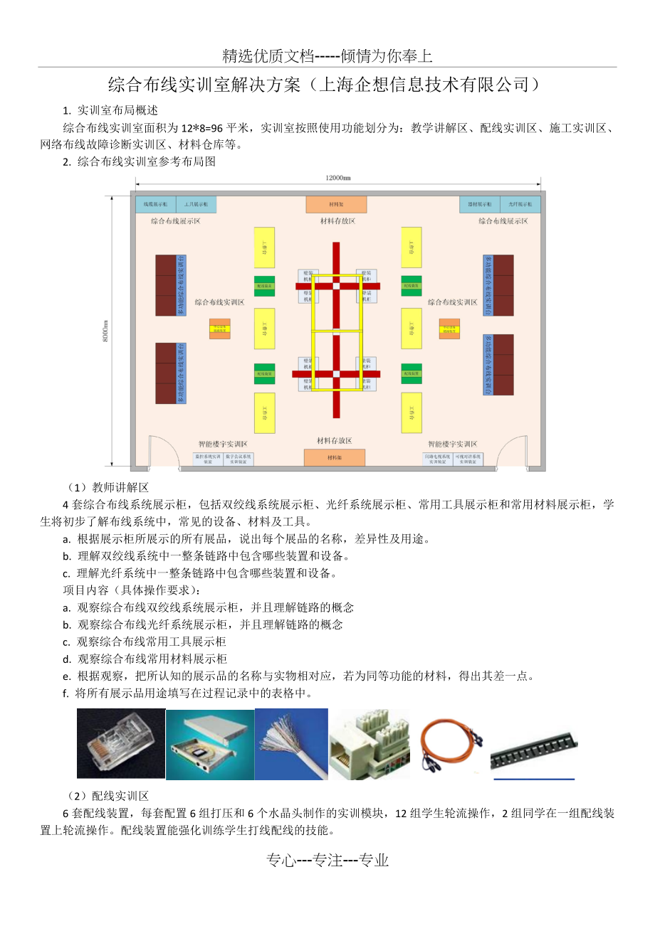 综合布线实训室解决方案(共5页).doc_第1页