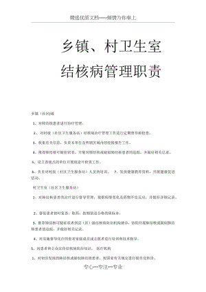 结核病管理职责.docx