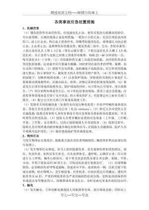 各类事故应急处置措施.docx